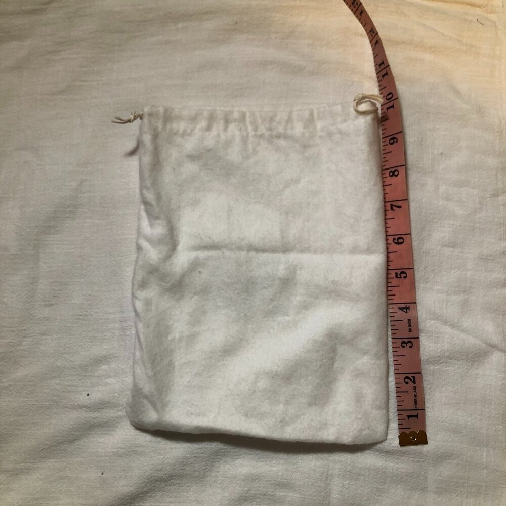 Prada White 8"x10" Drawstring Pouch Bag - Picture 2 of 2